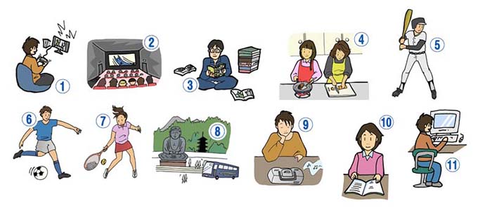 いろいろなしゅみ